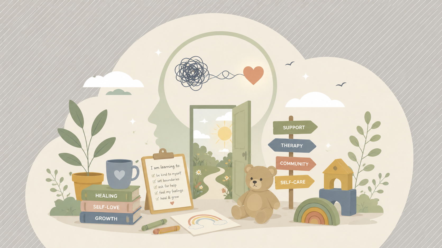 Childhood Trauma Image Landscape Hopeful
